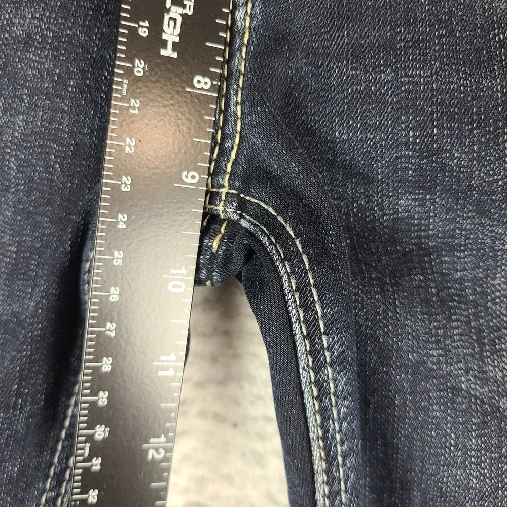 Silver Jeans Womens 33x29 Blue Suki Skinny Dark Wash Denim
